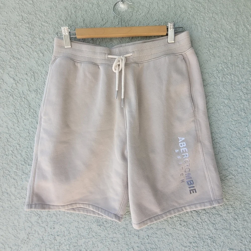 Abercrombie & Fitch Gray Soft Fleece Shorts - Picture 4 of 8